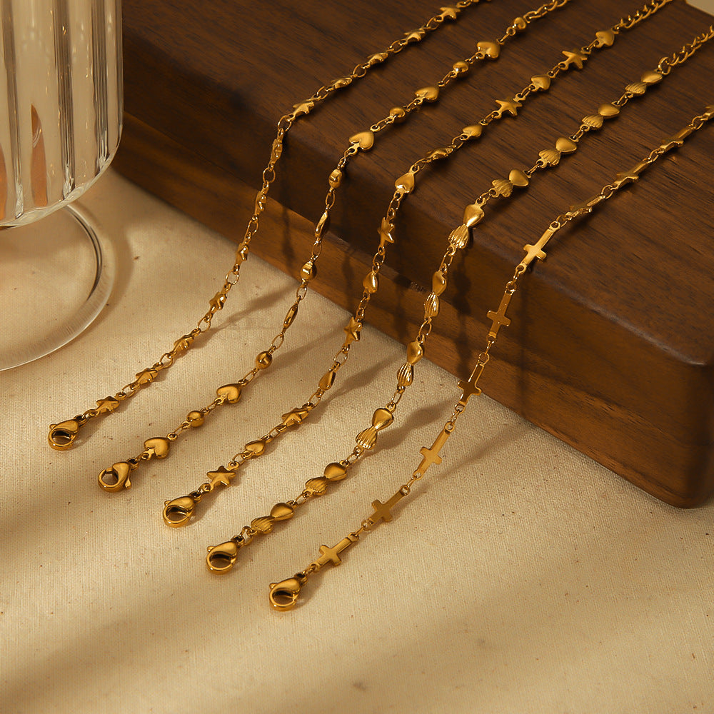 Miraaya 18K Gold Stainless Steel Bracelet Does Not Fade