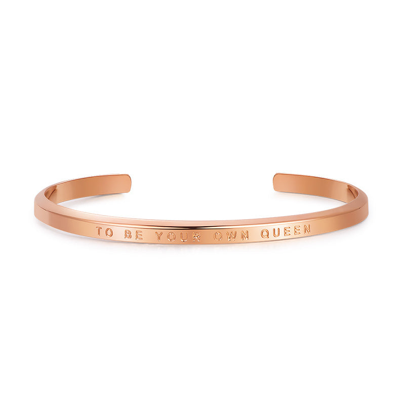 Miraaya 18K Gold Plated Titanium Steel Bracelet